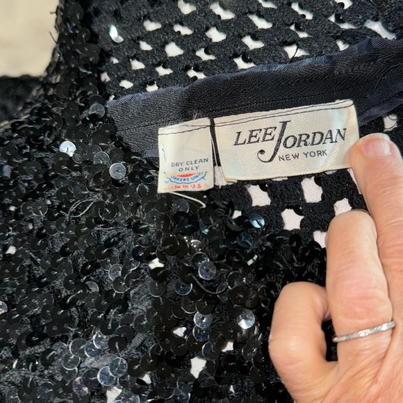 Vintage sequined sweater top - Picture 7 of 8